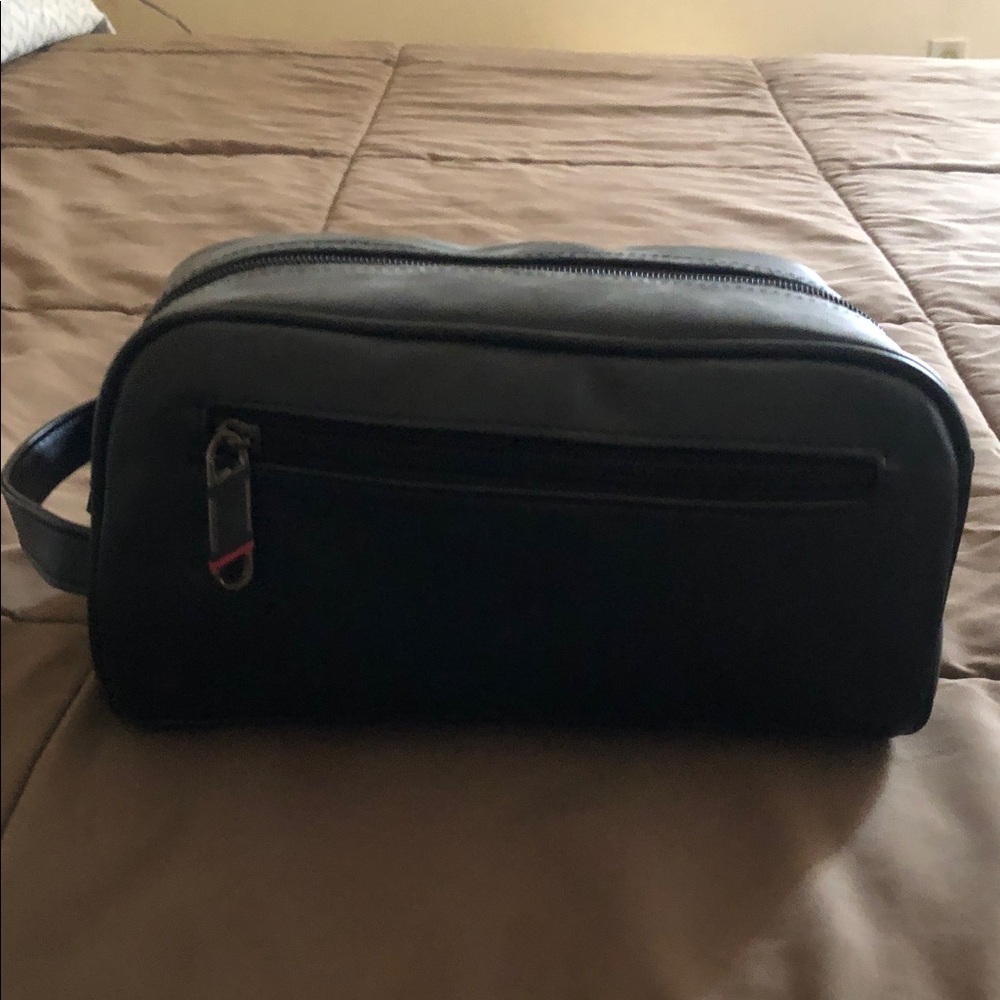 Classic Black Toiletry Bag for Men